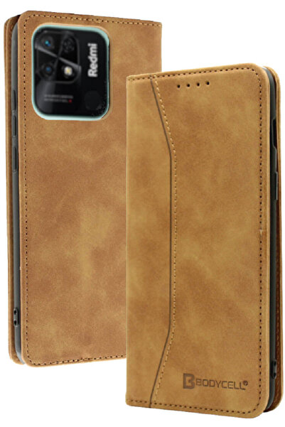 Bodycell Θήκη - Πορτοφόλι Xiaomi Redmi 10C - Brown