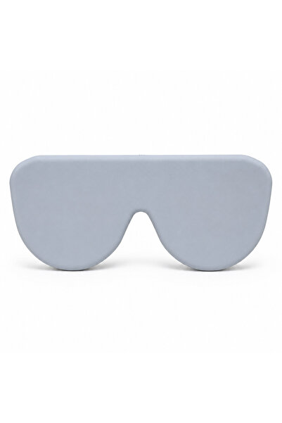 Generic Brand Foldable silicone case for glasses, compact and lightweight, Grey
