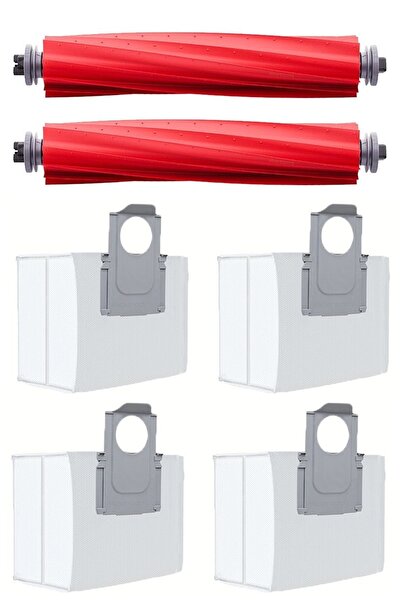 Rovexa Συμβατό με Roborock Q7 Max, 2 κύριες βούρτσες και 4 σακούλες σκόνης
