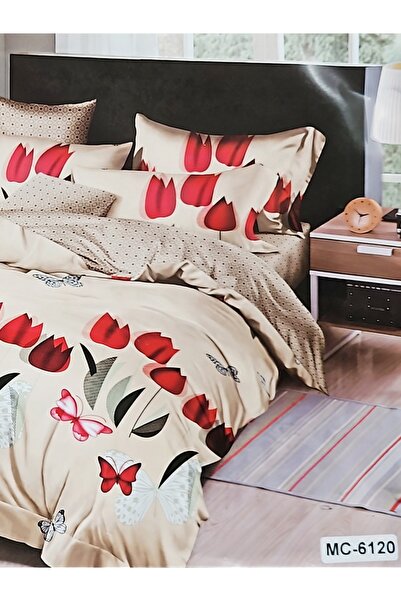 MILANO COLLECTION Finet Σετ Παπλωματοθήκης 6 Τεμαχίων Μπεζ MC-6120
