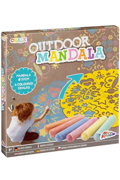 GRAFİX Cretă de exterior Mandala, 6 bucăți (610002)