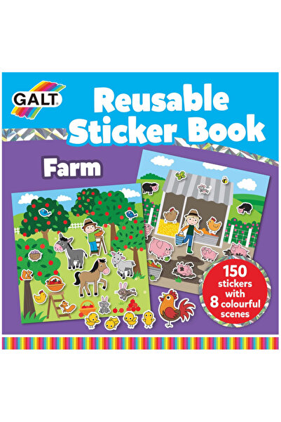 Galt Reusable Sticker Book Farm (55-1005104)