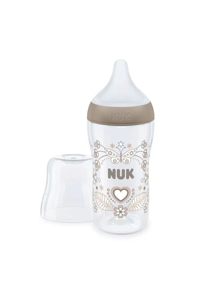 Nuk Biberon polipropilena cu tetina silicon si control de temperatura PM 260 ...