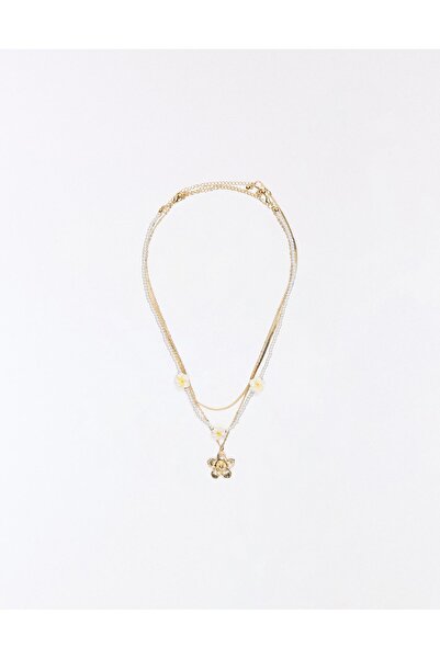 Buti Allbucks Bersh*Ka 3-Piece Floral Chain Necklace Set Abbrs00021
