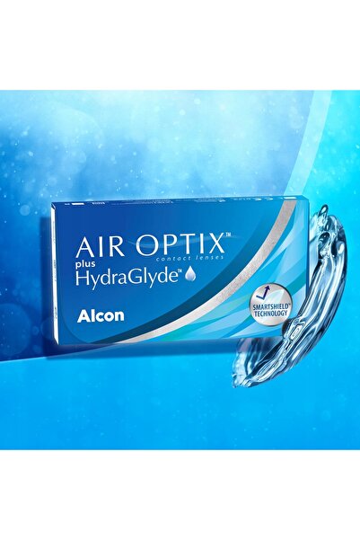 NO BRAND AIR OPTIX HYDRAGLYDE 6 buc. lentile de contact lunare, dioptrie +4,50