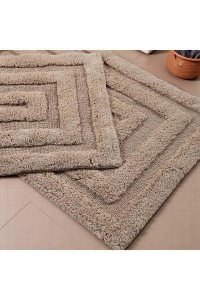 NO BRAND Covorașe de baie BOSTON 13 BEIGE bej 60x100 cm și 50x60 cm bej