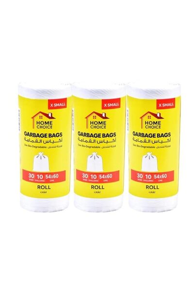 Generic Brand Home Choice 10 Gallons,Garbage Bags Rolls 54 * 60, Pack of 3(90...