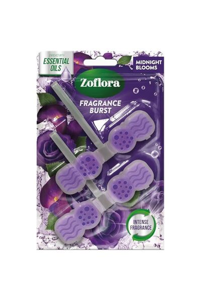 Generic Brand Zoflora Midnight Blooms Fragrance Burst Toilet Rim Block with E...