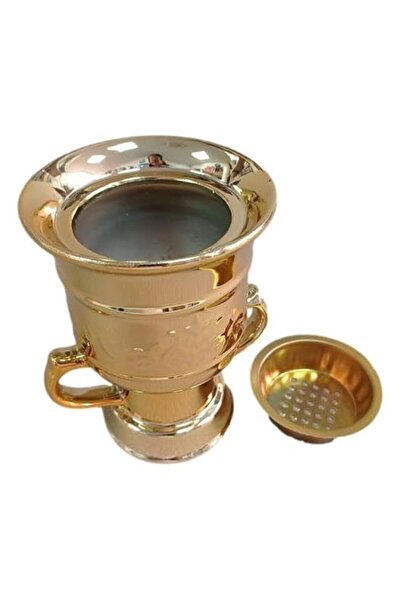 Generic Brand THE GIFT FACTORY "" Incense Burner Bakhoor Burner for Oud Gold