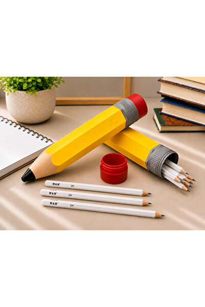 farist Giant Pencil-Shaped Pencil Case – 32X6 cm Decorative 3D Printing Pen H...