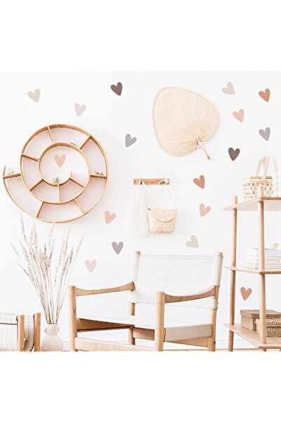 Generic 48PCS Wall Stickers, Heart-Shaped Decor for Nursery and Bedroom Walls...