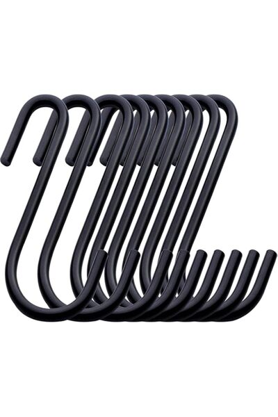Generic 30 Pcs S Hooks for Hanging, 60mm Heavy Duty S Shaped Metal Hooks, Mat...