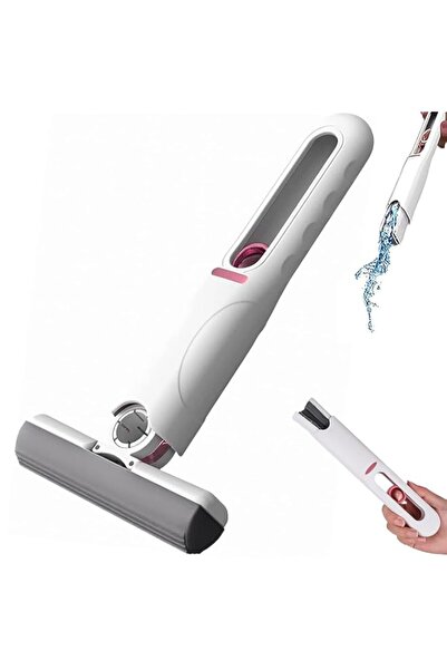 Generic Portable Self-Squeeze Short Mop, Mini Lazy Hand Wash-Free Strong Abso...