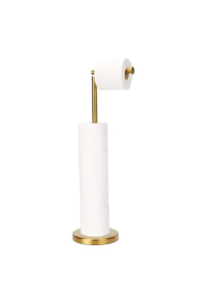 Generic Toilet Paper Holder Stand, Bathroom Toilet Paper Roll Holder Stainles...