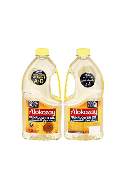Generic Brand Alokozay Sunflower Oil, 2 x 1.5 L