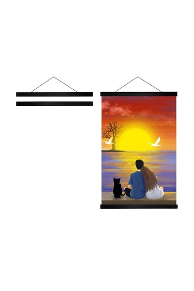 Generic Brand Radezon 8 inch Wide Magnetic Poster Hanger Frame, 8x10 8x20 8x1...