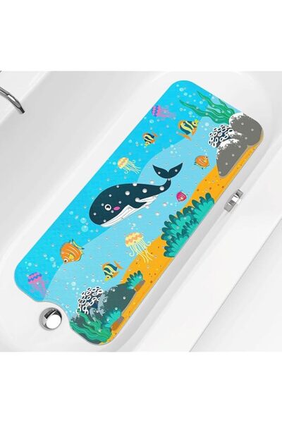 Generic Kids Bath Mat - Extra Long Non-Slip Cartoon Bathtub Mat for Kids, 40x...