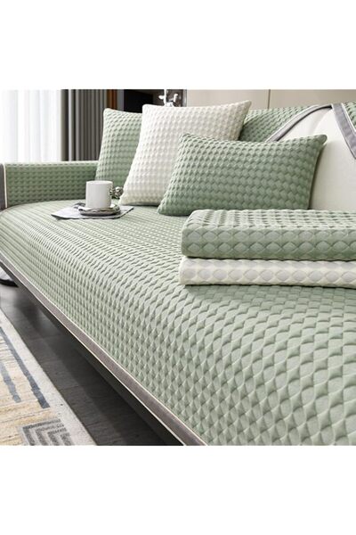 Generic 3 Seater Couch Cover, Summer Cool Non-Slip L Shape Sofa Protector, Ch...