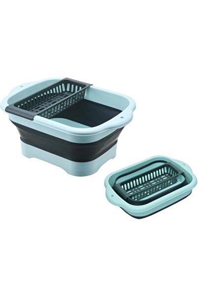 Generic NALACAL Dish Basin with Drain Plug and Drainage Rack, Collapsible Mul...
