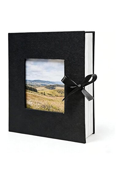 Generic Brand Aputue Linen Photo Album, Vertical Picture Book with Clear Disp...