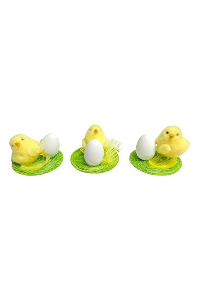 Generic Brand Smiffys Easter Chick Decoration 9cm 2Pcs/Box