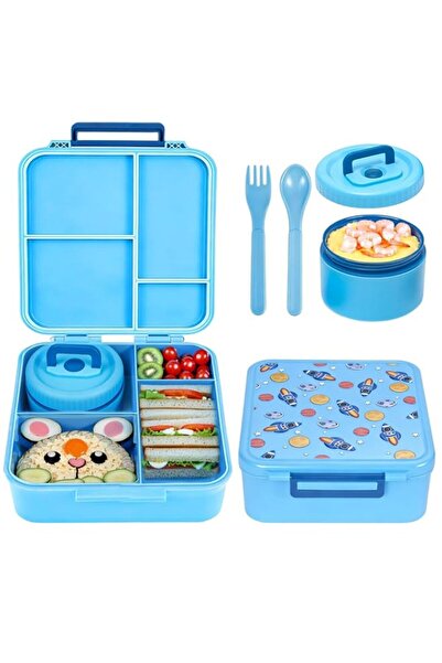 Generic Lunch Box ： Leakproof Bento Box with 4 Compartments, Premium Food Gra...