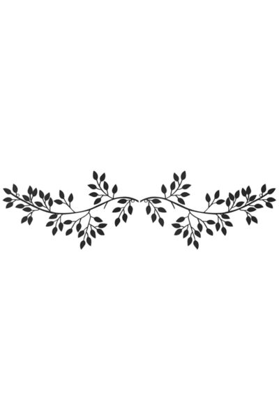 Generic 2 Pieces Metal Tree Leaf Wall Decor Vine Olive Branch Leaf Classic St...