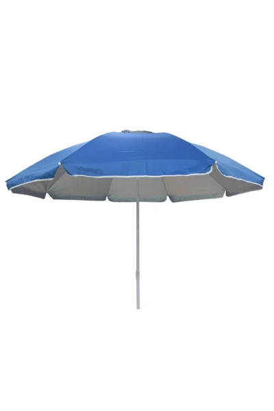 SOLARTEC Ομπρέλα θαλάσσης 180cm 8 ακτίνες με μηχανισμό κλίσης polyester μονόχ...