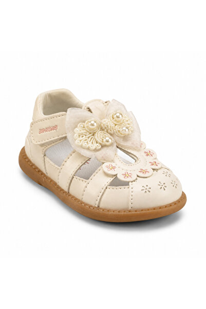 Dr.Kong Cream Petal | First Steps Girls' Orthopedic Sandals