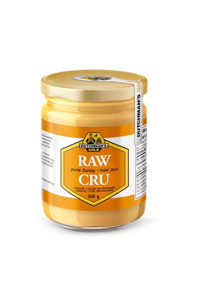 Dutchman's Gold Raw Honey 500g - Unfiltered - Non-pasteurized by