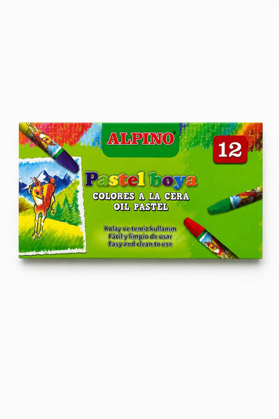 Alpıno 12 Colors Crayons |   Vibrant Colored Crayon Set of 12