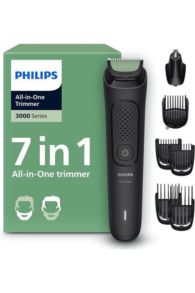 Philips 3000 Serisi 7in1,Erkek Bakım Seti,Yüz/Saç/Vücut Tıraş Makinesi,Islak/...