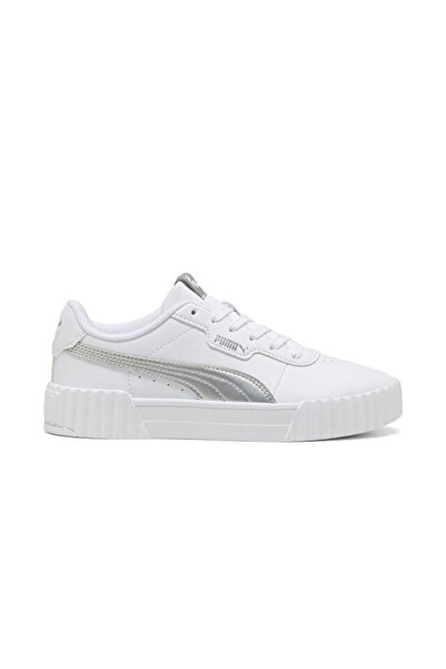 Puma Carina 3.0 Metallic Glam Unisex Casual Shoes 40825502 White