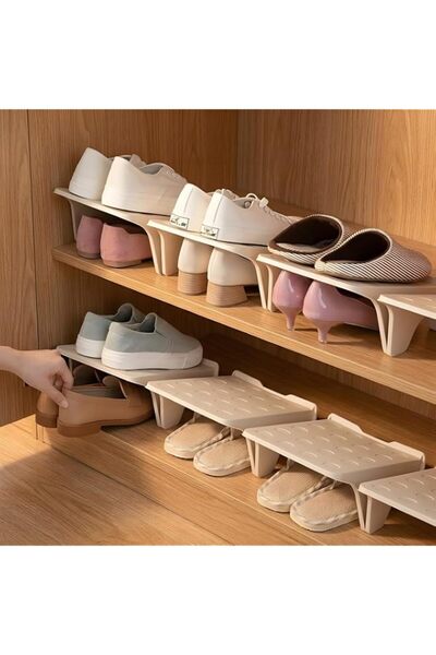 Generic Beauenty 10 pcs Shoe Slots Organizer,Stackable - Durable Shoe Slot Or...