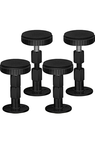 Generic Adjustable Threaded Headboard Stoppers/Bumper Against Wall, 4 Pack Be...