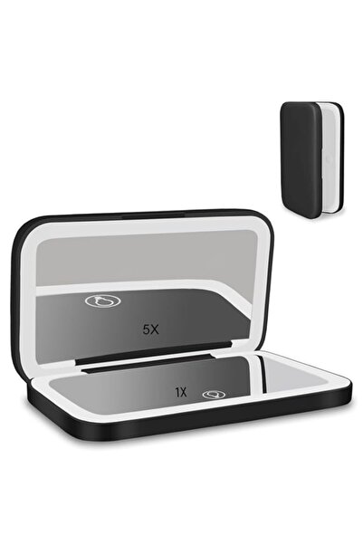 Generic LED Magnifying Travel Makeup Mirror, 5X Magnification Travel Makeup M...