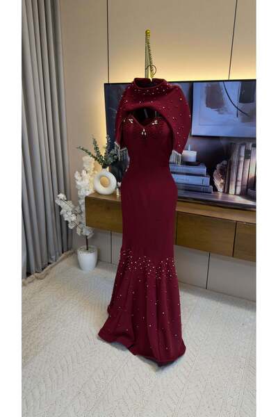 To Be Embroidered Corset-Style Dress Suitable for Parties