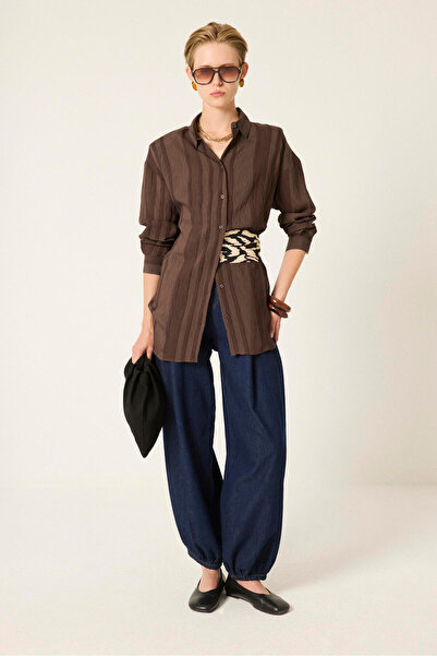 Touché Privé Striped Patterned Viscose Shirt