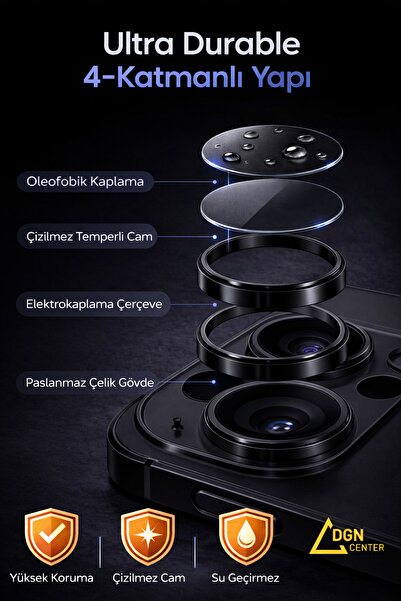 FMK Iphone 13 pro max compatible camera lens protector