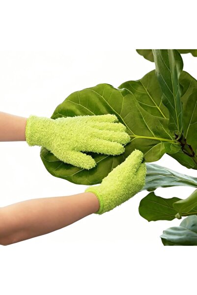 Generic Bamworld Microfiber Gloves for Plant Dusting and Garden Care, Reusabl...