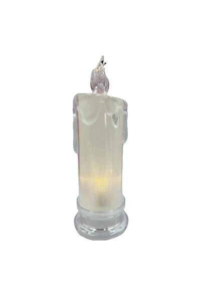 Generic Tazweeq 2Pcs LED Flameless Candle, Illusion LED Pillar Candle, Realis...