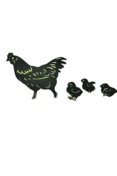 Generic Metal Chicken Garden Stakes, 2-Pack Hen & Chicks Silhouette Yard Art,...