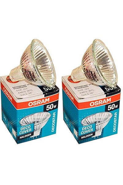 Generic Osram 12V 50W MR16 Circular Halogen Bulb - Yellow (Pack of 2)