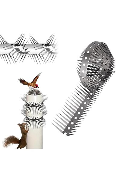Generic Bird Spikes, 3.28 FT Stainless Steel Mouse Deterrent Spikes, Cat Dete...