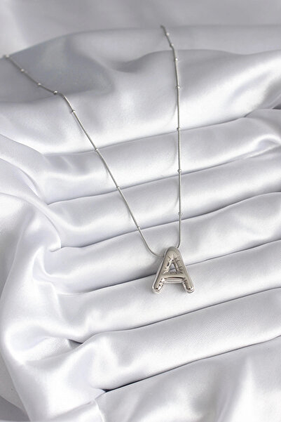 online kapsulavm avm alışveriş 316L Steel Silver Color Bubble "A" Letter Mode...