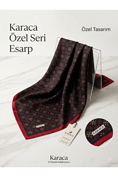 Karaca Heritage Desenli Twill Eşarp