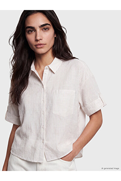 LC Waikiki I Striped Bol Dikim Women's Shirt from Freezen Store