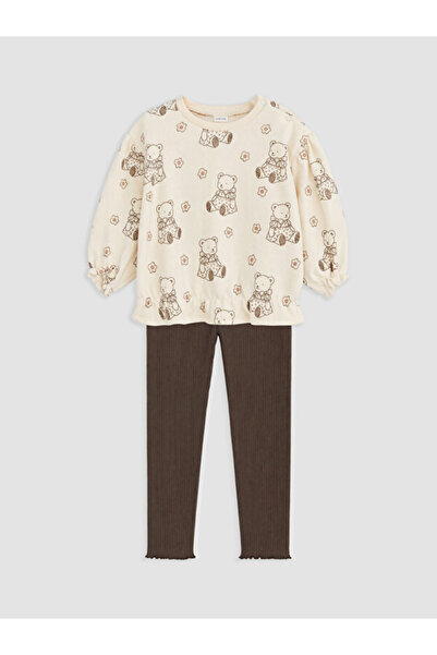 LC Waikiki Timeless Clothing & Timeless Choices Printed Baby Girl Set
