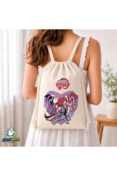 Ghostbastır Design Geantă din in cu șnur My Little Pony C203