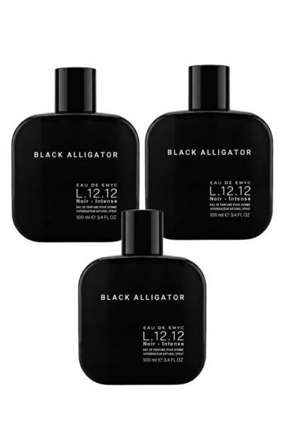EMYC 3 Pieces Black Alligator Perfume 100ML